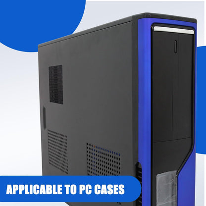 120mm PC Case Fan Filter – Magnetic PVC Dustproof Mesh Cover with screw (Black)