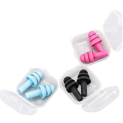 Soft Silicone Ear Plugs – Reusable Noise Reduction for Sleep & Swimming
