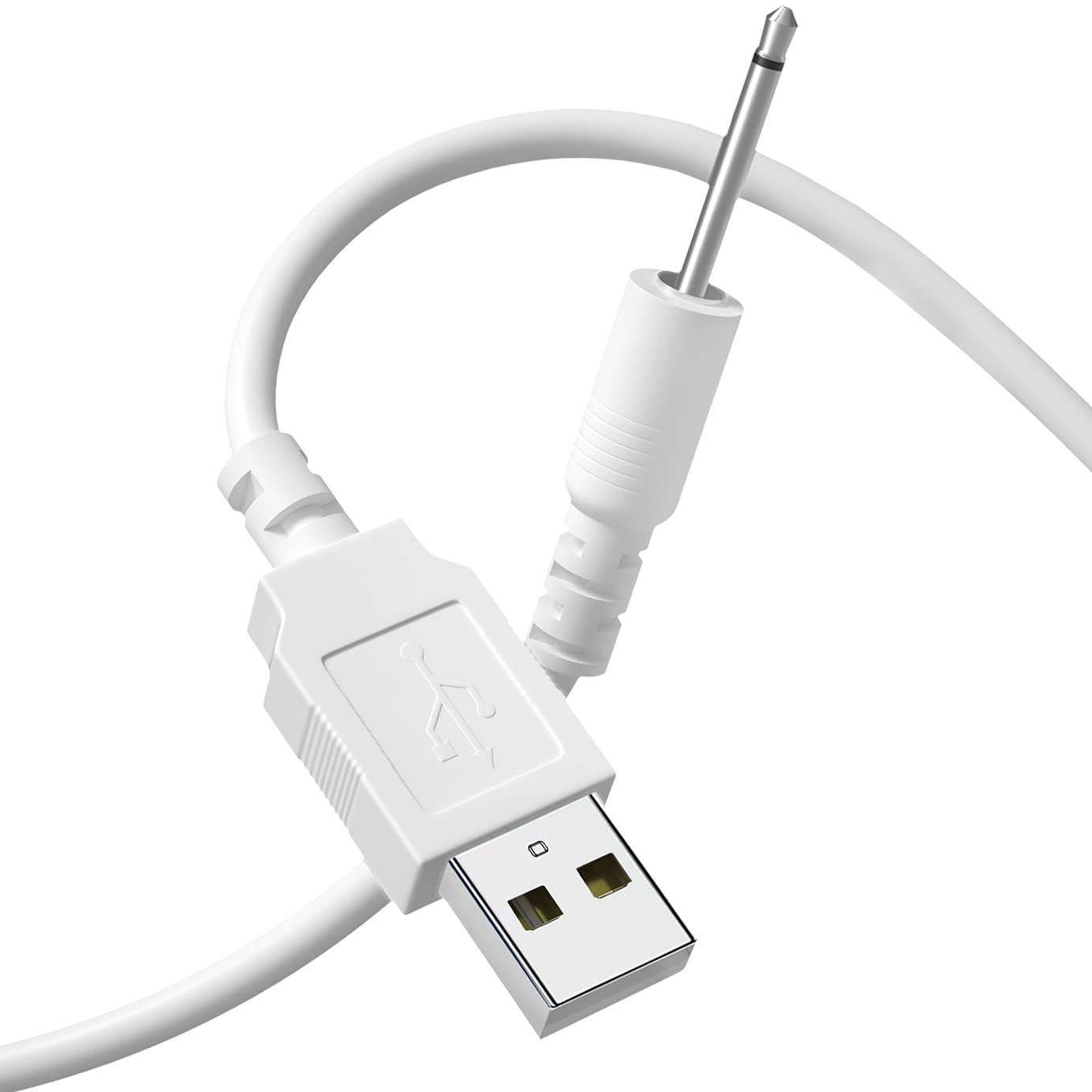 USB Type-A to DC 2.5mm Barrel Jack Charging Cable 3ft (12V) – Fast Charging Replacement DC Power Cable for Smartphones, Tablets & Power Bank