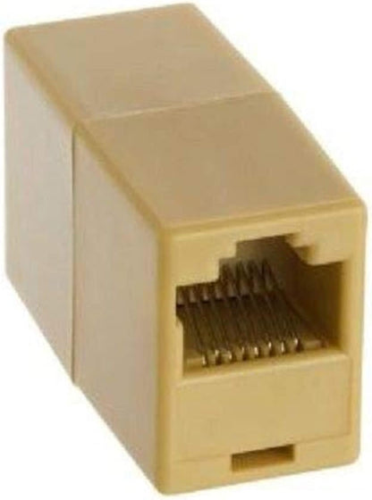 RJ45 Ethernet Coupler Connector Cat7/Cat6/Cat5e 8P8C LAN Cable Extender Joiner Plug (1 PCS, )