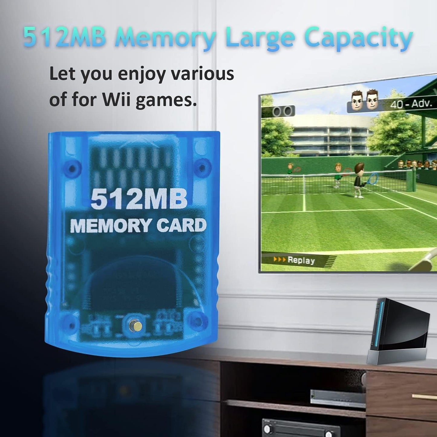512MB Memory Card Memory Stick For Gamecube GC/Wii Game Console Accessories