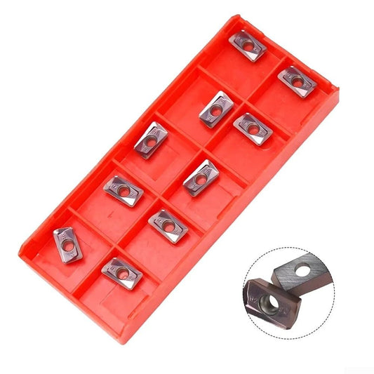 10PCS M2 CNC Carbide Inserts for Stainless Steel & Steel | Wear-Resistant Turning Tools for Roughing & Finishing | High Precision Milling Inserts
