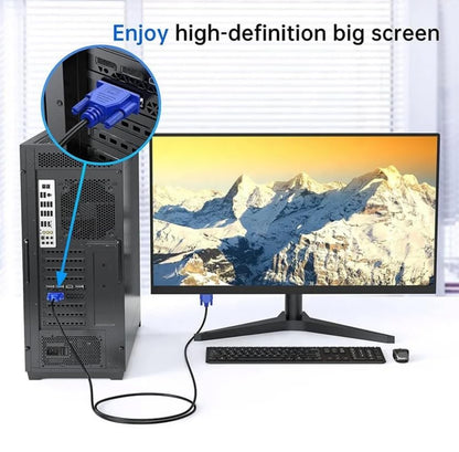 1.5M VGA Display Cable – Male to Male PC Monitor Connector
