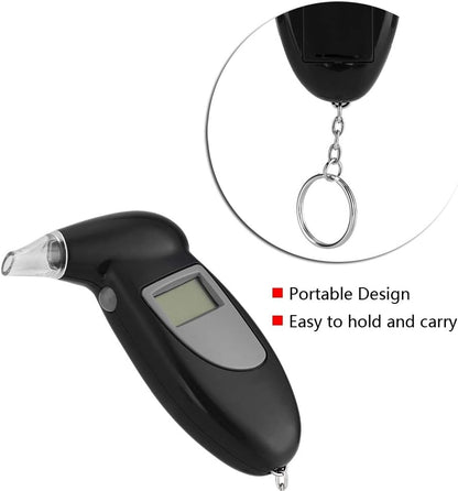 1 pcs Portable Digital Alcohol Tester Breathalyzer with LCD Display & Backlight – Fast and Accurate Breath Alcohol Analyzer