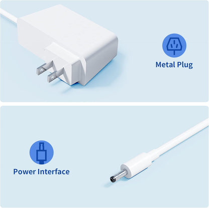 20V 1.5A Power Supply Adapter Charger – 1.5 Meter Cable, 4mm Jack Compatible with Lenovo Smart Clock & Smart Display