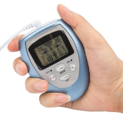1PC Digital TENS Therapy Machine – Portable Electric Full Body Massager for Pain Relief & Slimming (With Battery & Book)