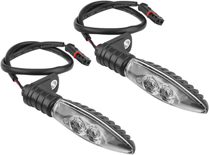 . Pair Front LED Turn Signal Indicator Light (Fits BMW F800 Series)