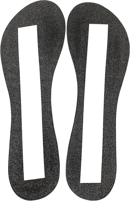 Happystep Women Thin Shoe Insoles 20cm – Cushion Pads for High Heels, Pumps, Flats & Sandals, Shock Absorption Heel & Ball Support, Comfortable Black Insoles