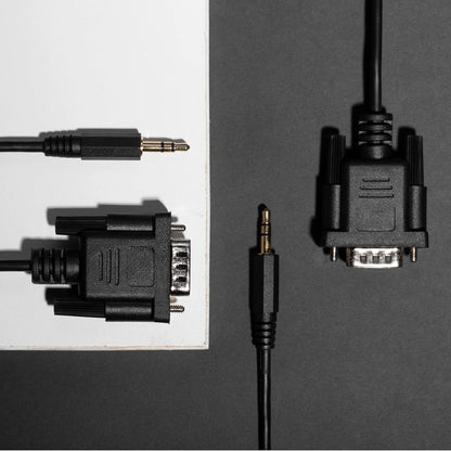 RS232 DB9 to 3.5mm 4-Pole Stereo Aux Cable 2 Meter – High Quality Data Transfer Serial Cable