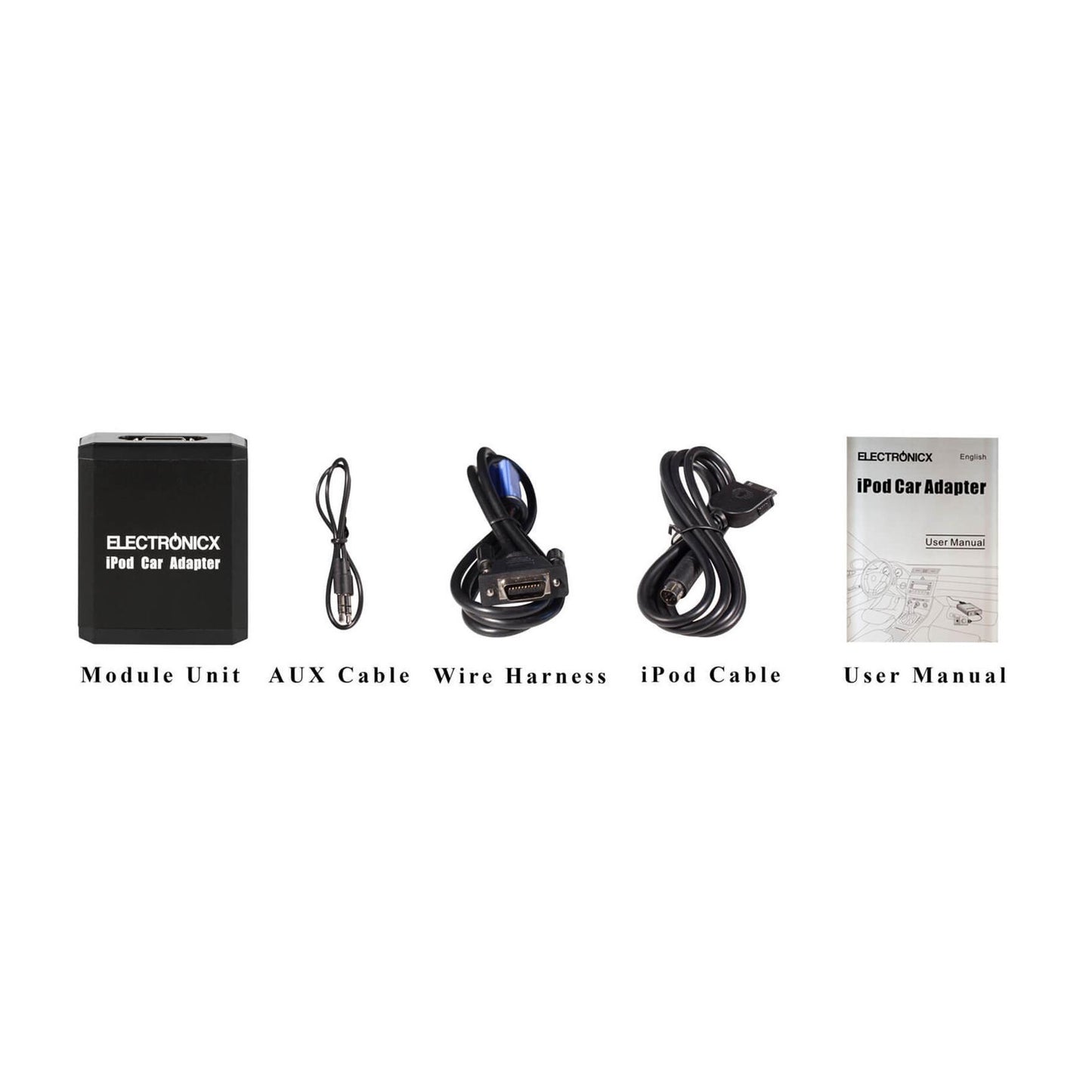 AUX iPhone iPad iPod CD Changer Adapter for Toyota Lexus Scion Daihatsu 12-Pin Small | YATOUR YT-M05 Interface