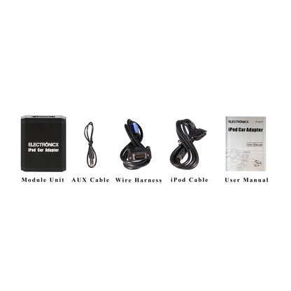 AUX iPhone iPad iPod CD Changer Adapter for Toyota Lexus Scion Daihatsu 12-Pin Small | YATOUR YT-M05 Interface