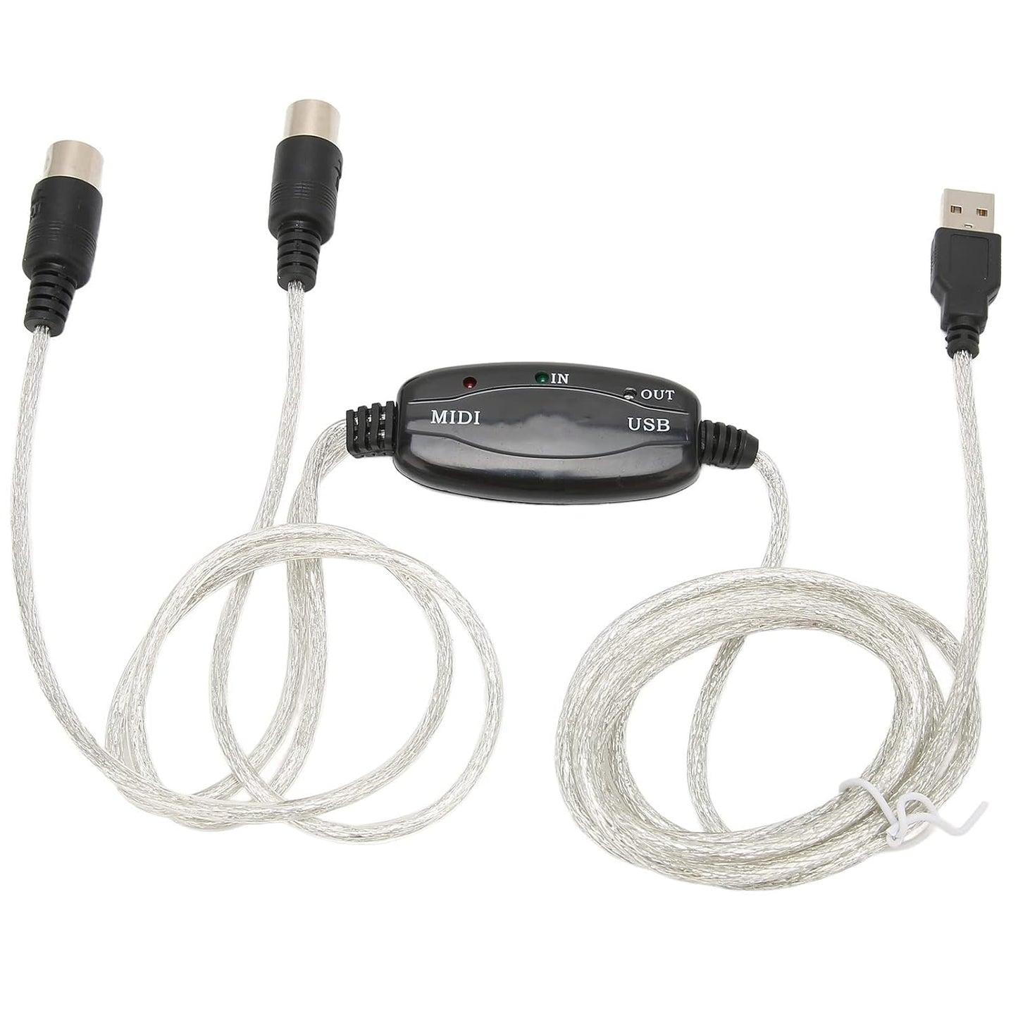 USB to MIDI Cable Converter – 16 Channel PC to Synthesizer Interface