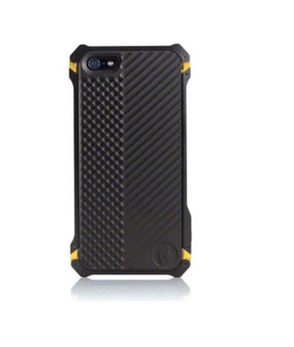 Luxury Aluminum Metal Bumper Phone Case Cover only – Shockproof Rugged Armor Element Style Cover with Anti-Slip Back & Camera Protection