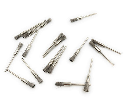 Stainless Steel Wire End Brush for Dremel Rotary Tool – 1 PCS Polishing Brush for Rust Removal, Satin Finish, Jewellery & Watch Cleaning Tool