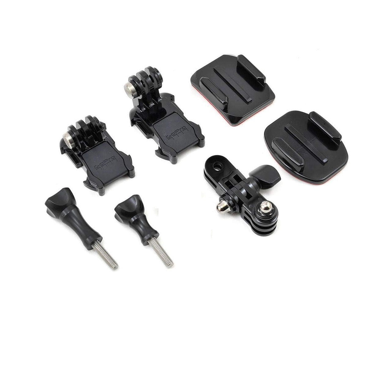 GoPro Mounting Accessories Kit – Adhesive Mounts, Quick Release Buckle, Pivot Arm & Thumb 3 Screws Set