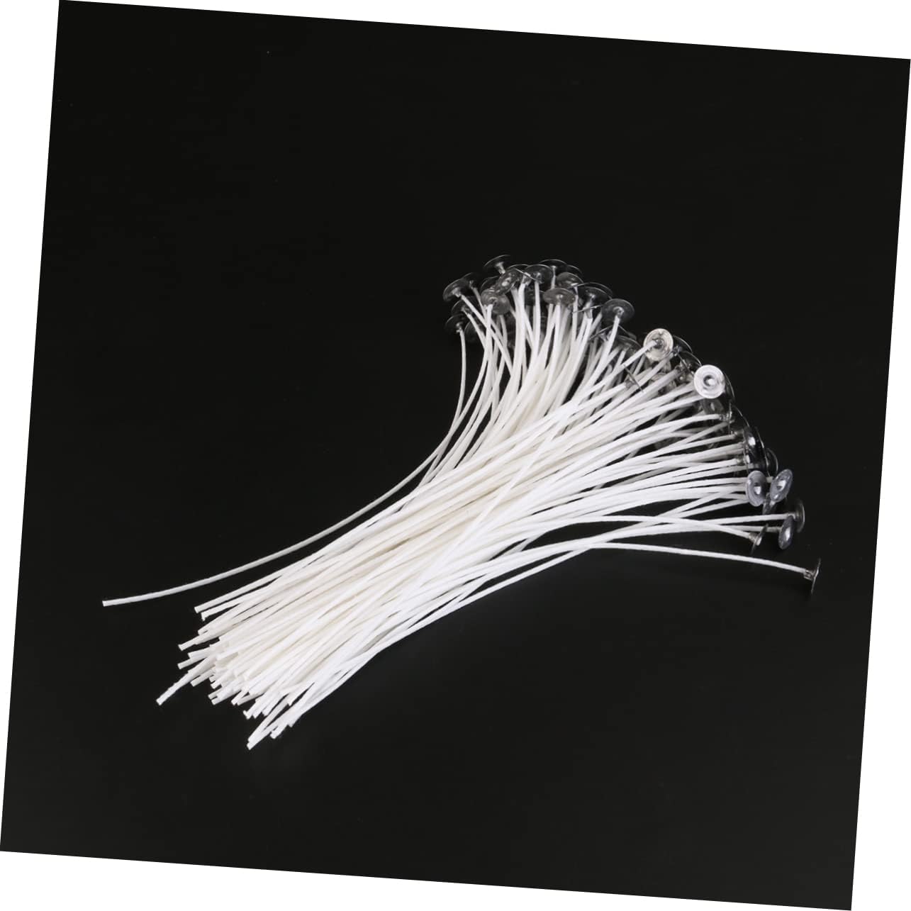 10 pcs Low Smoke Cotton Candle Wicks 8cm – Natural Lead-Free & Zinc-Free Candle Wicks for DIY Soy, Gel & Paraffin Wax Making