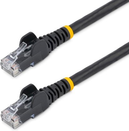 Star Tech Premium 6ft CAT6 Ethernet Cable LSZH – 10Gbps 650MHz RJ45 UTP Network Patch Cord, 100W PoE Support, Snagless with Strain Relief, Black (1.8m)