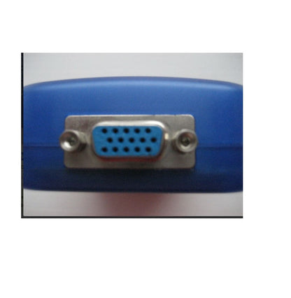 Branded Used KVM 2-Port Switch KVM-102-01 VGA PS/2 with Cables | Control 2 PCs with 1 Monitor, Keyboard & Mouse