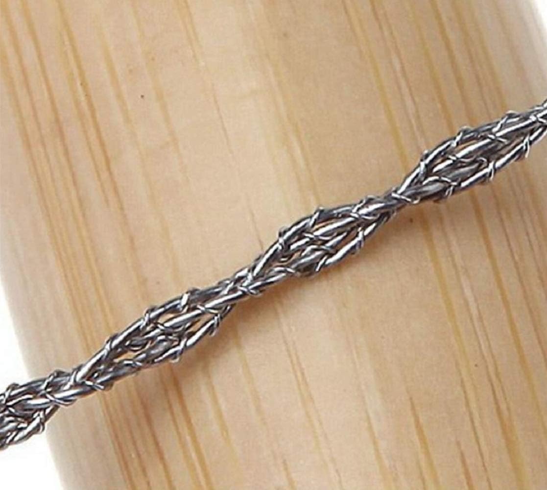 Hand Chain Saw Survival Wire Saw  Emergency Outdoor Steel Pocket Chainsaw for Camping, Hunting & Hiking