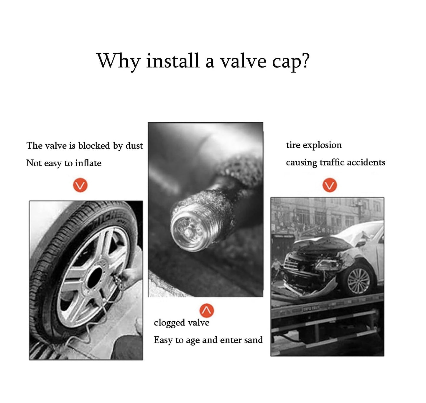 4 Pcs Tire Valve Caps for Mazda CX-90 – Premium Dust Caps for Car Tyres, Air Valve Stem Covers, Durable Leak-Proof Valve Caps