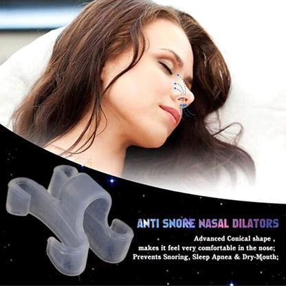 Anti Snoring Nose Clip Sleep Apnea Stop Snoring Device Nasal Dilator Breathing Aid Sleep Care