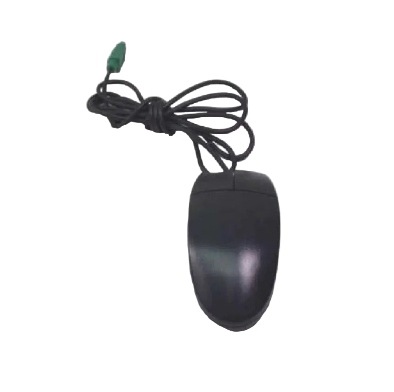 M-S34 Black Trackball USB Mouse with 2 Meter Cable – Branded Optical Trackball Mouse for PC, Computer & PS/2 Compatible Ergonomic Design