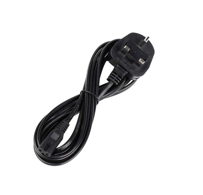 AC Power Universal UK Plug Mains Cable – IEC C7 2‑Pin Lead for PS4, Monitors, Smart TV, Printer & Computer