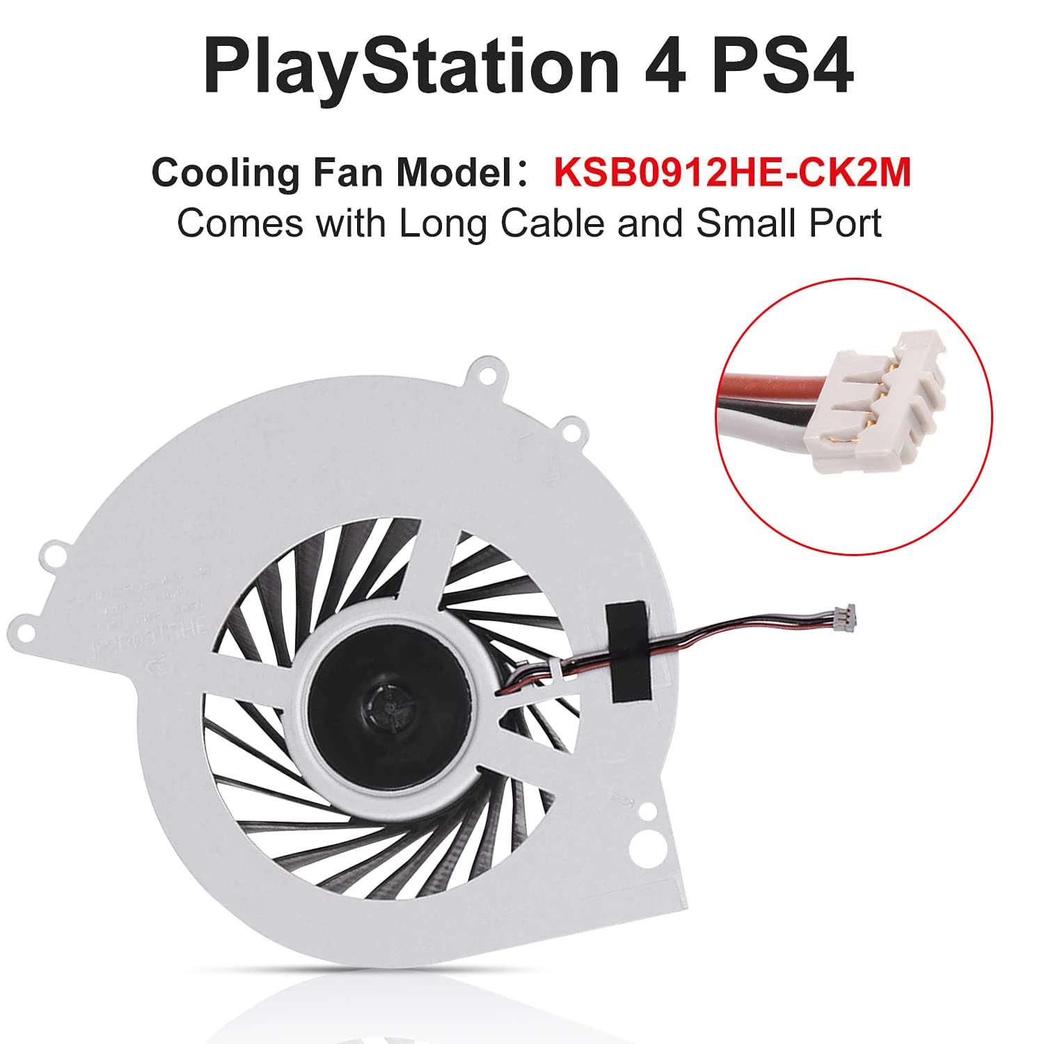 CPU Cooling Fan for Sony PlayStation 4 PS4 CUH-1001A 500GB KSB0912HE Series FOR  1000 1100