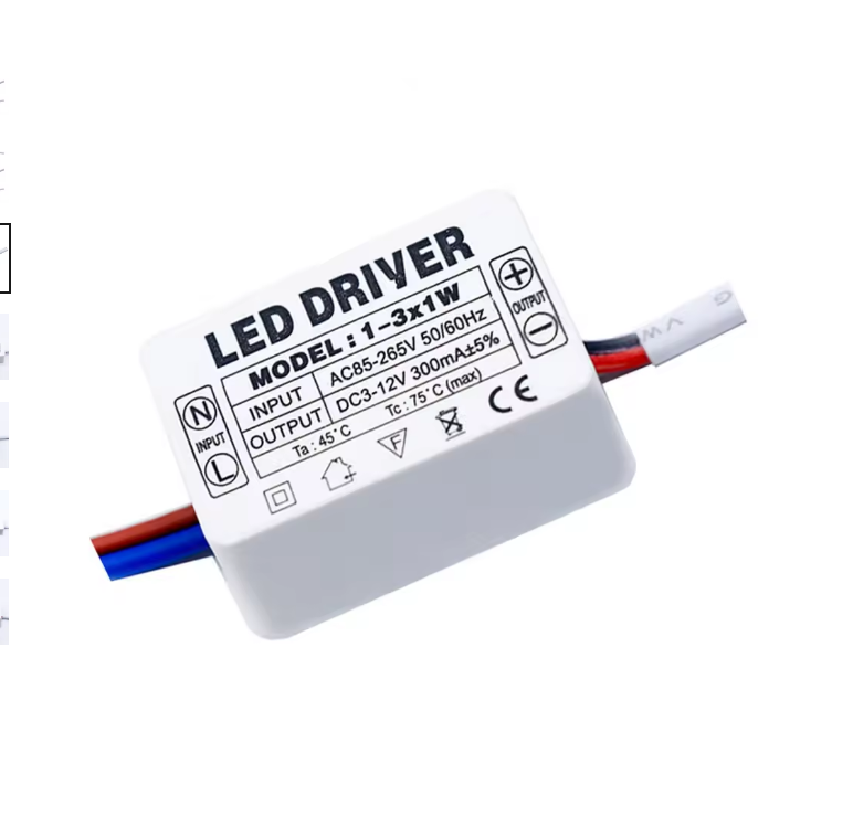 LED Driver 1-3x1W LED Power Supply Adjustment Unit AC 85-265V to DC 3-12V 300mA Transformer Driver for LED Lights
