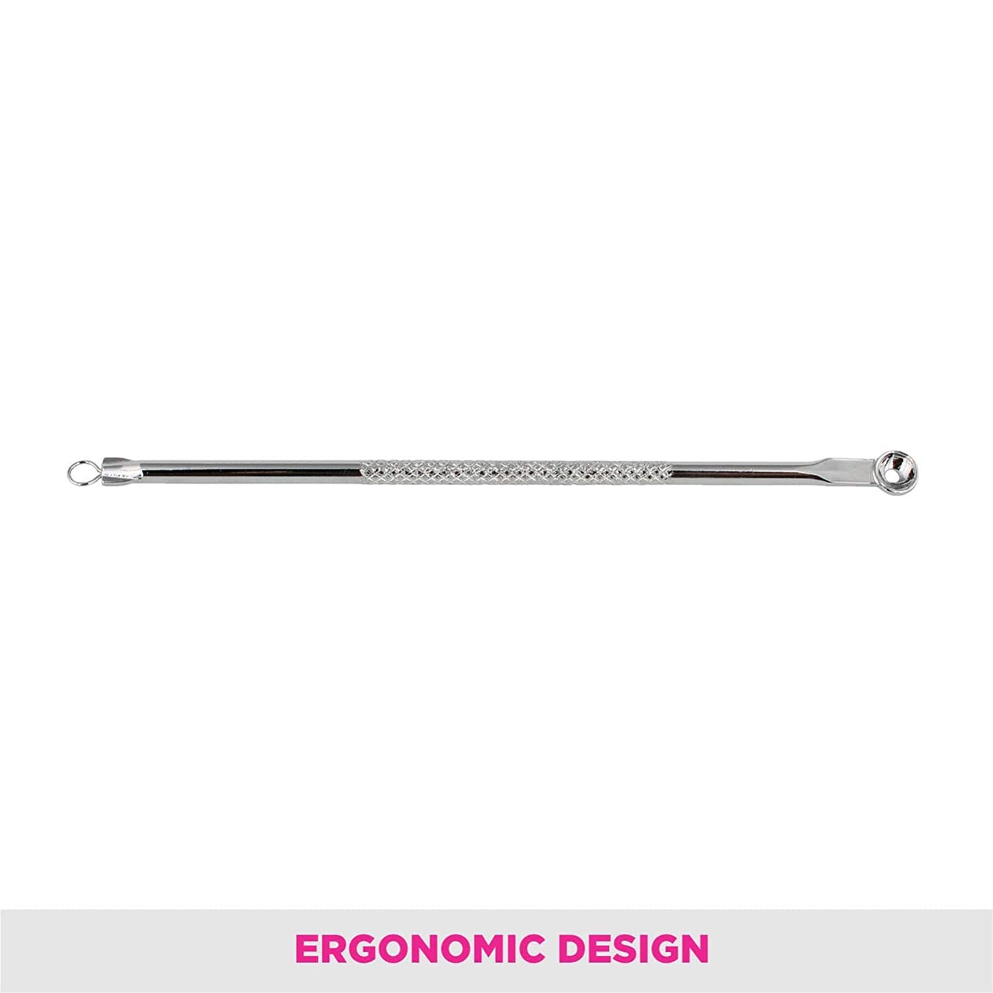 2 Pcs Silver Blackhead Comedone Cleaner Clean Remover Acne Blemish Pimple Extractor Tool Face cleaning care needle cleanser 12.5 CM