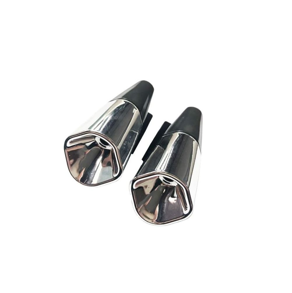 2PCS Motor Car Deer Whistle Device &ndash; Universal Auto &amp; Motorcycle Safety Alert Bell &ndash; Silver Deer Warning Whistles for Vehicle Protection