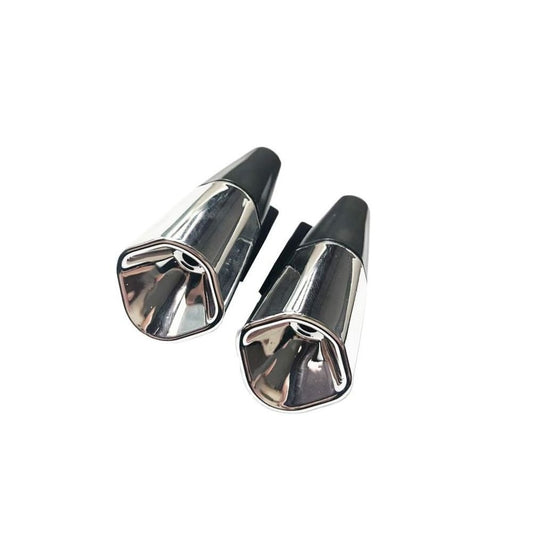 2PCS Motor Car Deer Whistle Device &ndash; Universal Auto &amp; Motorcycle Safety Alert Bell &ndash; Silver Deer Warning Whistles for Vehicle Protection