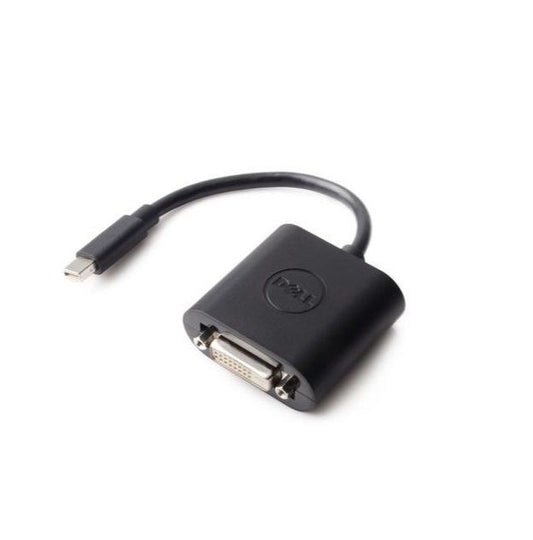 Premium D-ell G44DK Mini DisplayPort to DVI Adapter – High Quality Black Converter for Monitor & Projector | Plug & Play Display Adapte