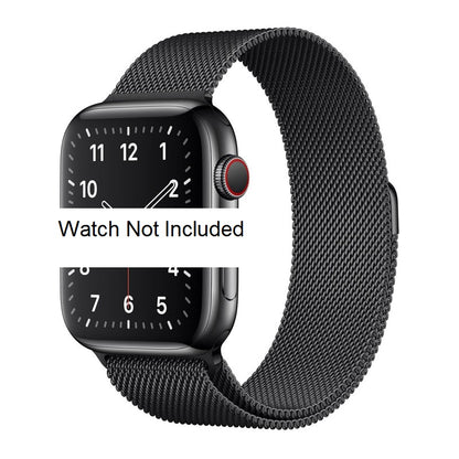 I Watch Strap Milanese Loop Band iWatch 38mm / 40mm / 41mm Space Black