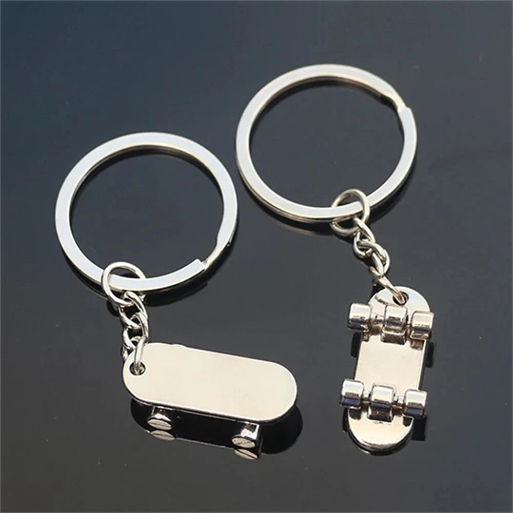 Metal Scooter Keychain,Skateboard KeyRing Key Holder Scooter Pendant Keychain for Women Men
