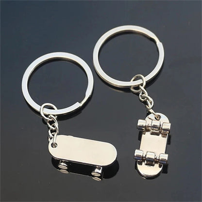 Metal Scooter Keychain,Skateboard KeyRing Key Holder Scooter Pendant Keychain for Women Men