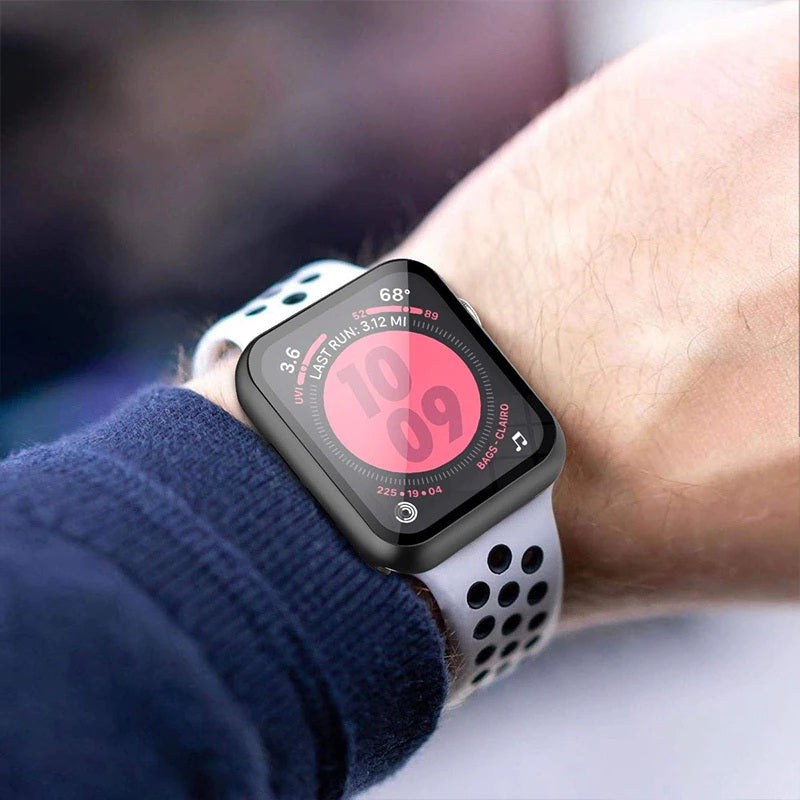 42 mm protective case+tempered glass film Hi Quality for i watch