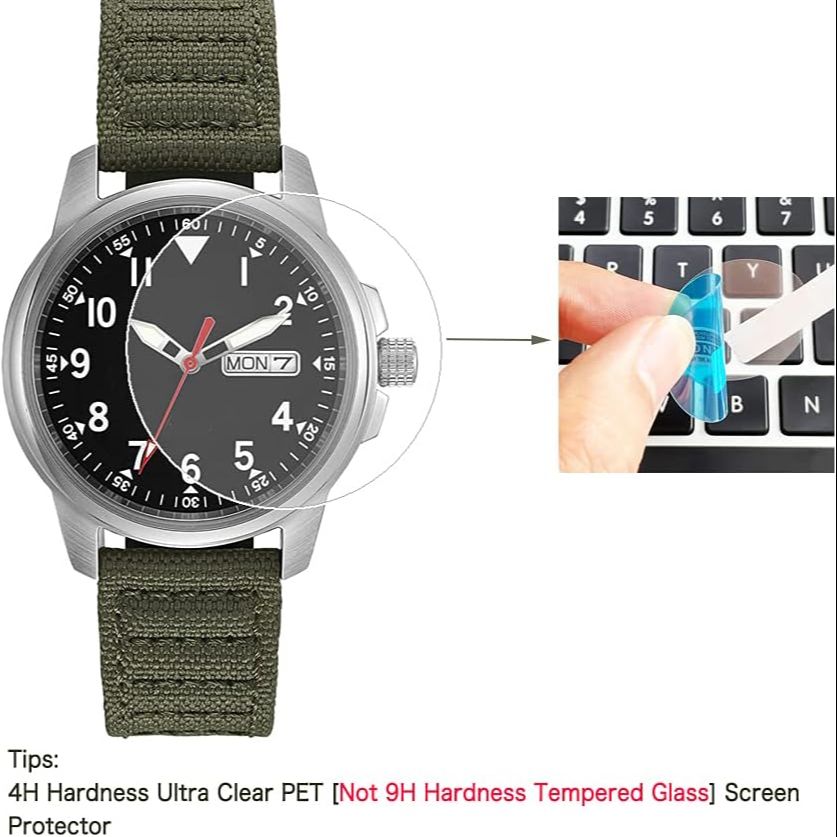 41mm Diameter Watch Screen Protector Smart Watch Universal Round Smart Watch HD PET Screen Protector,Ultra-Thin Anti-Scratch Anti-Fingerprint