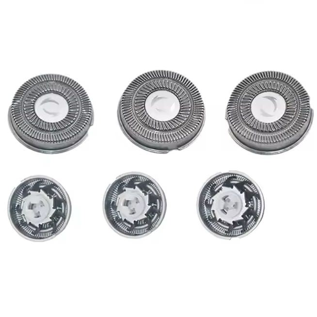 Electric Shaver Head for BlackStone Pro, BlackStone Pro, Waterproof, Double Layer Blade, Steel Replacement, 3 pc