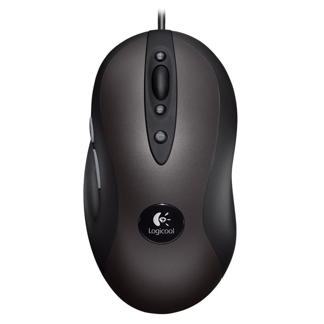 Logitech Wired Optical Mouse 5 Buttons with Scroll Wheel – High Precision USB Mouse for PC & Laptop (Ergonomic Design)