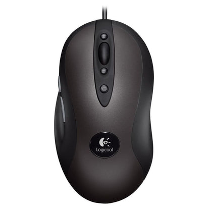 Logitech Wired Optical Mouse 5 Buttons with Scroll Wheel – High Precision USB Mouse for PC & Laptop (Ergonomic Design)
