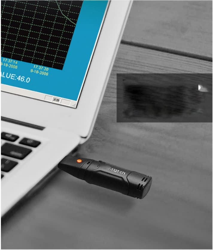 🔥 ST-171 Temperature & Humidity USB Data Logger – 32,000 Memory | USB Plug-and-Play | Cold-Chain, Warehouse & Lab Monitoring