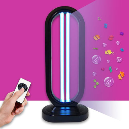 UV Light Sanitizer & UVC Disinfection Lamp with Remote Control for Home, Office & Kitchen