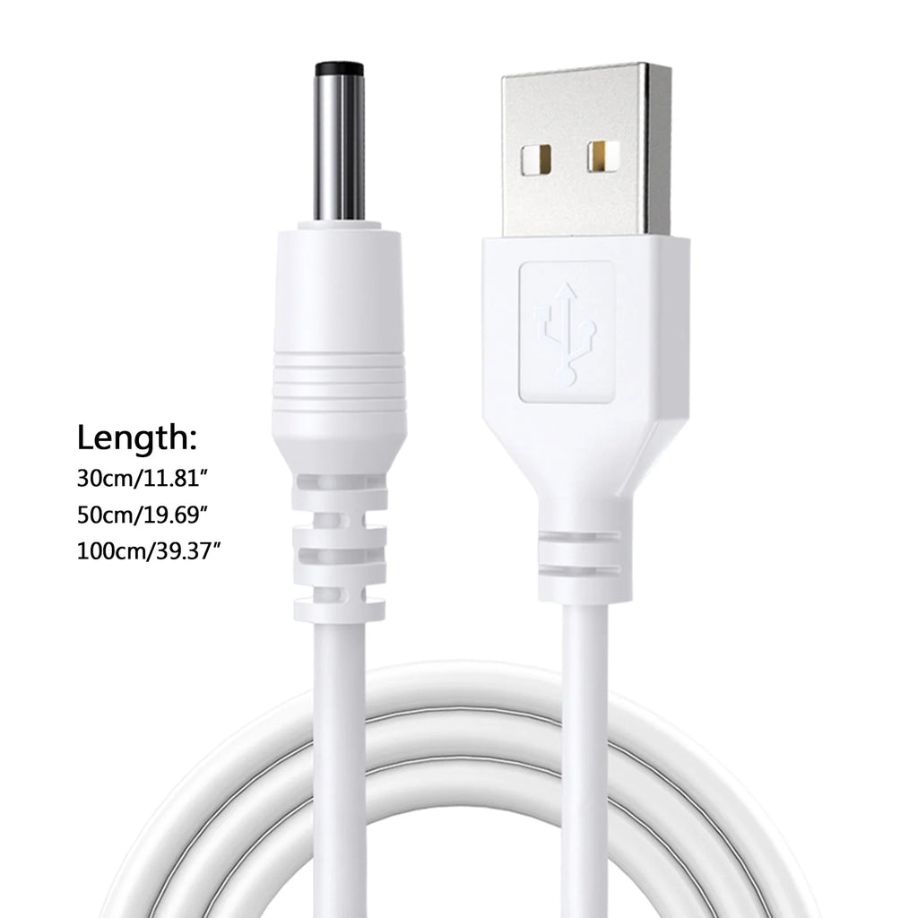 **🔌 USB to DC 3.5mm Charging Cable – USB-A Male to 3.5mm Power Connector  5V Power Supply Adapter for USB HUB, Mini Speakers, LED Lights &amp; More**