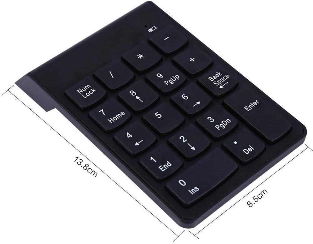 18 Keys USB Numeric Keypad Mini Numpad for Laptop Desktop PC Plug &amp; Play No Driver Required
