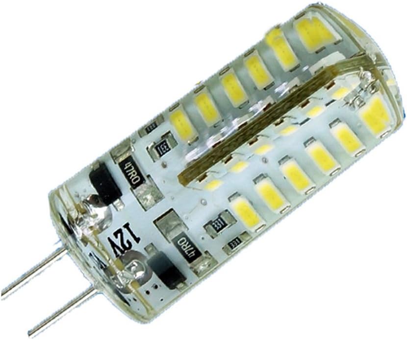 G4 LED Light Bulb 12V AC/DC 48 SMD Cold White 360 Degree Angle LED Light Silicone Lamp