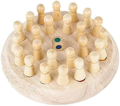 Educational Wooden Memory Chess Toy brain Game Children Gifts Fun With Learn
