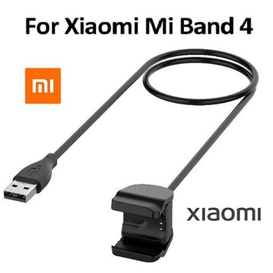 Xiaomi Mi Band 3/4 Charger Clip On Charging Cable, Gold Plated Pins Hi Quality Long Life Product for mi 4 Charging Cable No need to Remove mi4 band from Strap
