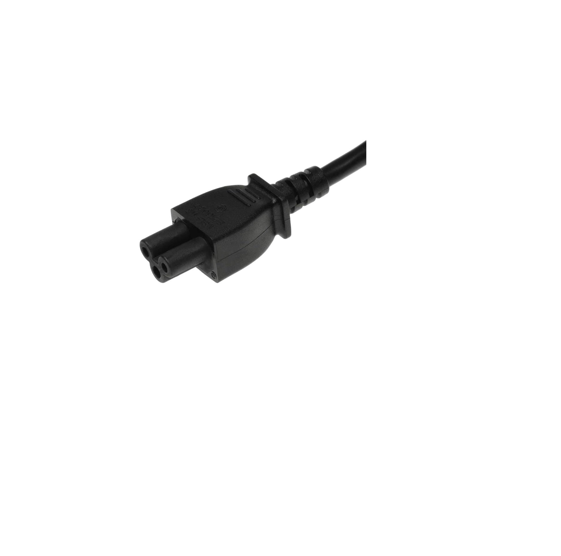 30 cm AC Power Cord NEMA 5‑15P to IEC C5 “Mickey Mouse” – Compatible with Dell Laptops & Desktops, HongLin HL-052 / HL-002