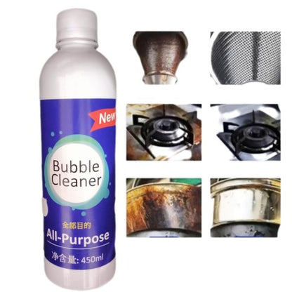 Foaming Heavy Oil Stain Cleaner, Foam Spray Cleaner, All-Purpose Bubble Cleaner, Foam Rust Remover Kitchen All-Purpose Cleaning Bubble Spray, Rinse-Free Cleaning Spray Grease Stain Removal (200ML)
